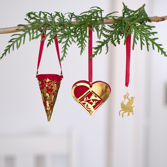 3-stk. mini - Klods-Hans - 18k fg