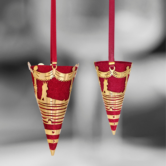 Kræmmerhus - Prinsessen på ærten - 18k forgyldt