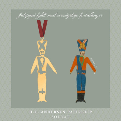 Ophæng - Soldat - forgyldt