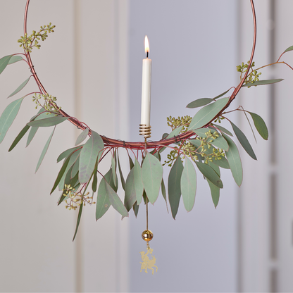 Lysholder - Klods-Hans - 18k fg